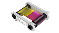 Полноцветная лента (YMCKO) на 500 оттисков с чистящим роликом; для принтера Advent SOLID 700 в Подольске